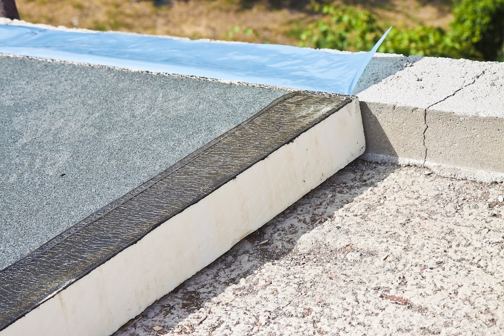 Affordable flat roof installation in Katy, Texas with minimal materials and labor